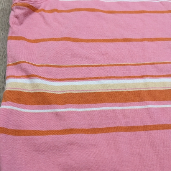 Talbots Pink Yellow Orange Striped Sleeveless Top - Picture 4 of 5